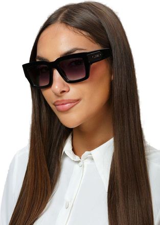 Just Cavalli Unisex Sunglasses Glossy Black Acetate Eyewear