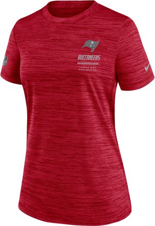 Nike Tampa Bay Buccaneers Sideline Velocity Nike Womens Dri-FIT NFL T-Shirt in Red | 03EY6DL8B-7VD