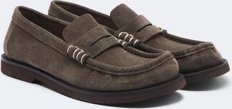 J.W.Anderson Suede penny loafer