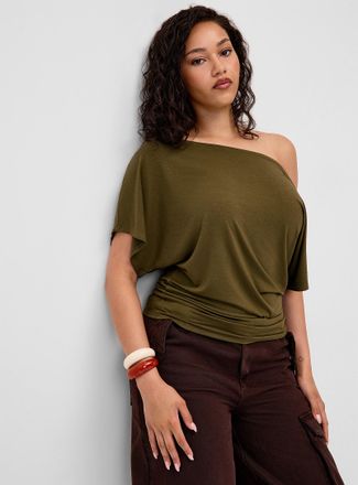 Twik Womens Boat-neck flowy T-shirt