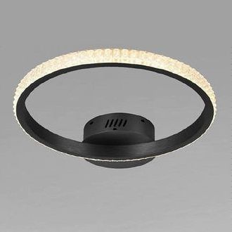 Trade Shop Trade Shop - Copy Of Plafoniera Led 24w Cerchio Effetto Cristallo Bianco Luce Fredda Calda Naturale 31715