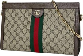 Gucci Borsa a spalla Pre-owned Sherry Line - - Pre-owned - Donna - Marrone - ONE SIZE