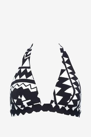 Eres Bedrucktes Triangel-Bikinioberteil Pluie
