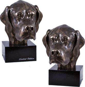 OEM Pointer: Estatuilla De Perro, Busto Sobre Base De Piedra, Escultura, Trofeo Para La Exposici&oacute;n De Perros De Art-dog