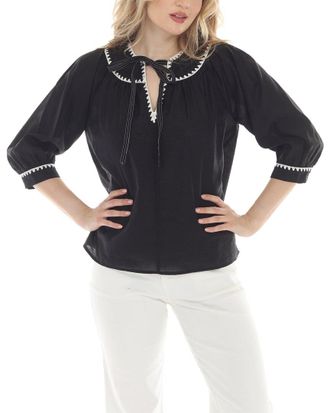 Rain + Rose 3/4 Sleeve Top