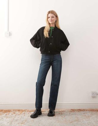 Noisy May Giacca bomber leggera nera-Nero