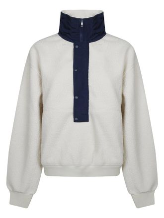 Entire studios Felpa System Half Zip Textured High Collar Sweatshirt