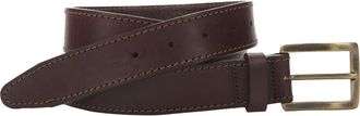 Johnston & Murphy Deaton Leather Belt in Dark Brown at Nordstrom, Size 32