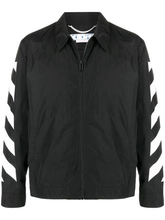 Off-white Giacca-camicia con zip - Nero