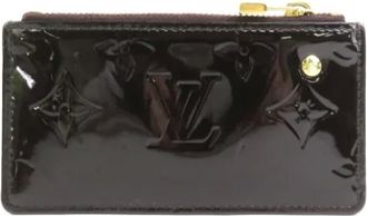 Louis Vuitton Pre-owned Wallets, female, Purple, Size: ONE SIZE Pre-owned Leather Wallet