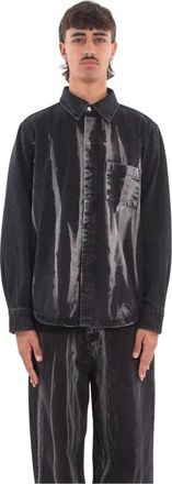Arte Denim Shirt - Heren - Spijkeroverhemden - Zwart - M - Denim - Overhemden