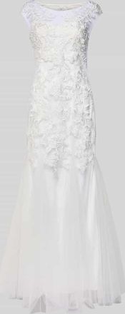 Mascara Brautkleid im Meerjungfrau-Stil in Offwhite, Größe 32