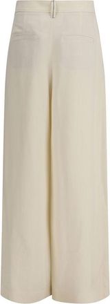 Brunello Cucinelli Womens Beige Viscose Casual Pants