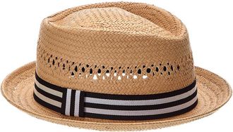Bruno Magli Vented Straw Hat