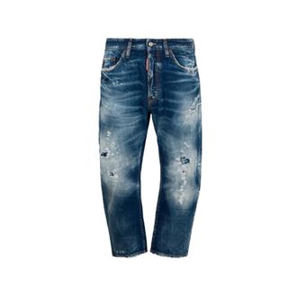 Dsquared2 Heren, Jeans, Blauw, Maat: M