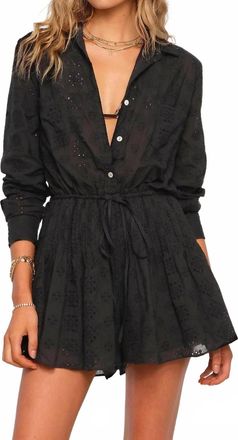 Heartloom Hattie Mini Romper In Black