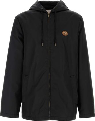 Valentino Garavani Mens Black Nylon Windbreaker - Size EU 50 (Mens)