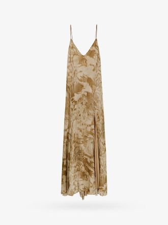 Blumarine Abito in viscosa con stampa pitone camouflage - BLUMARINE - gender_Woman