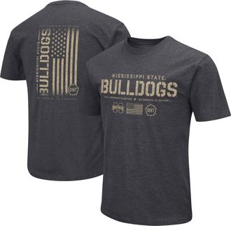 Colosseum Mens Colosseum Heather Black Mississippi State Bulldogs Big & Tall OHT Military Appreciation Playbook T-Shirt at Nordstrom, Size Xxx-Large