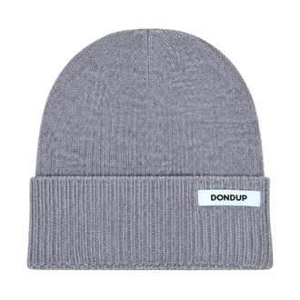Dondup Kasjmieren muts - unisex - Accessoires - Grijs - Maat: ONE Size Kasjmier