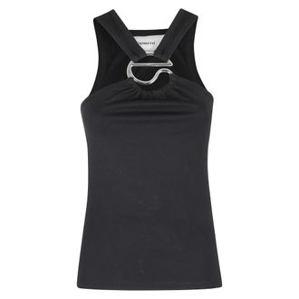 Coperni Tops, Dames, Zwart, XS, Sleeveless Tops
