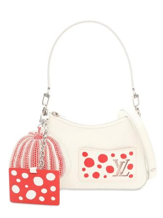 Louis Vuitton 2021-2025 Yayoi Kusama Epi Infinity Dots Marellini satchel - White