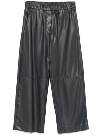 Antonelli Poggiolo trousers - women - Polyester/Polyurethane - 44 - Grey