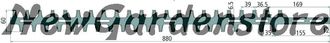 Echo Cuchilla Cortasetos Bilateral Interior Exterior Compatible Echo X411000600 13287015