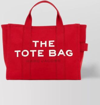 Marc Jacobs canvas medium tote bag with text print