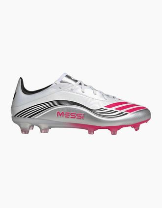 adidas Mens F50 Messi Pro Firm Ground Low Top Sneakers - White - Size: 10.5