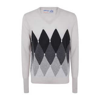 Ballantyne Hombre, Jerseys, Blanco, Talla: L