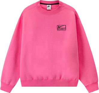 Nike x Stussy NRG Washed Fleece Crew Lotus Pink DO5310-670