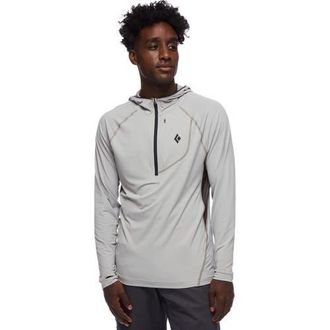 Black Diamond Alpenglow Pro Hoodie - Mens in Pewter at Nordstrom, Size X-Large