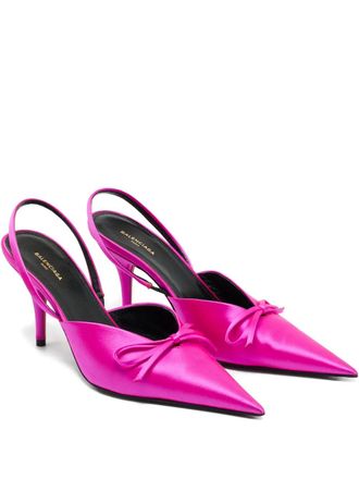 Balenciaga Knife pumps met strikdetail - Roze