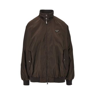 Prada Padded Re-Nylon oversized bomber jacket Woman 38
