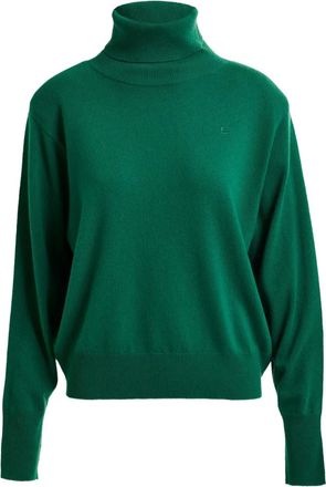 Essentiel Maglione a collo alto con ricamo - Verde