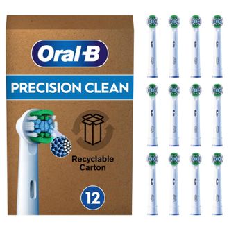 Braun Oral-b Precision Clean 12 Pieza(s) Blanco