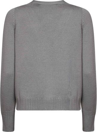 Blanca Vita Womens Cardigan Virgin Wool Sage Green Cardigans Sweater