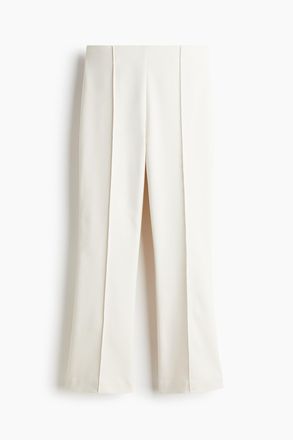 H&M Ausgestellte Hose mit B&uuml;gelfalten - Weiss