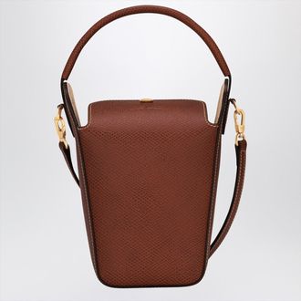 Longchamp Brown &eacute;pure Pop Corn Bag