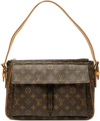 Louis Vuitton Pre-owned Shoulder Bags, female, Brown, Size: ONE SIZE Pre-owned Vintage Leather Shoulder Bag