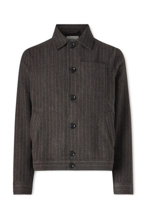 Oliver Spencer Buffalo Striped Wool-Blend Jacket