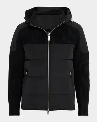 Moose Knuckles Men & apos;s Glenvale Knit Hybrid Jacket
