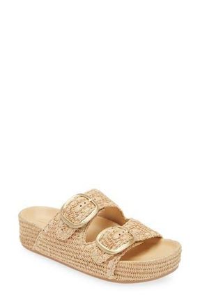 Loeffler Randall Theo Double Band Slide Sandal in Natural at Nordstrom Rack, Size 6.5