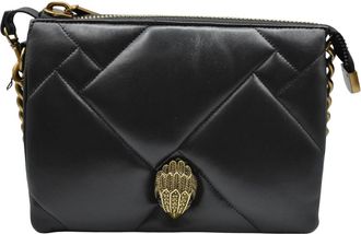 Kurt Geiger Kensington Puff 3 Pouch - Dames - Schoudertassen - Zwart - ONE Size - Leer - Tassen