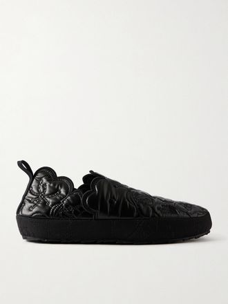 The North Face + Cecile Bahnsen Sneakers Slip-on In Shell Ricamato - Nero