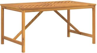 vidaXL Garden Dining Table 150x90x74 cm Solid Wood Acacia Vidaxl