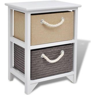 vidaXL Comodino In Legno - Vidaxl