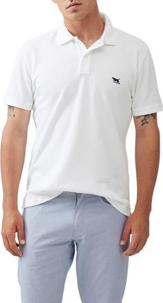 Rodd & Gunn Gunn Piqu&eacute; Sports Fit Cotton Polo in Coconut at Nordstrom, Size Xxx-Large