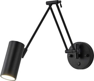 OEM L&aacute;mpara De Mesilla De Noche Telesc&oacute;pica Y Giratoria, De Montaje En Pared, Con Brazo Largo Para Iluminaci&oacute;n Interior, Interruptor Y Luz C&aacute;lida (estilo 
